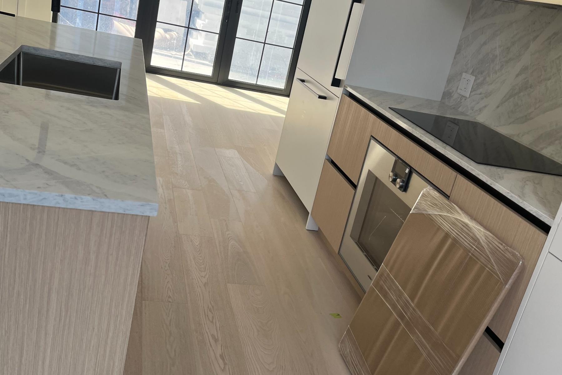 cleaning floors after renovation
