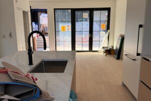 post construction finished job