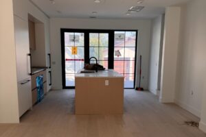 cleaned room by hired cleaners