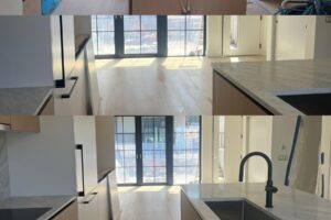 before and after condo clean