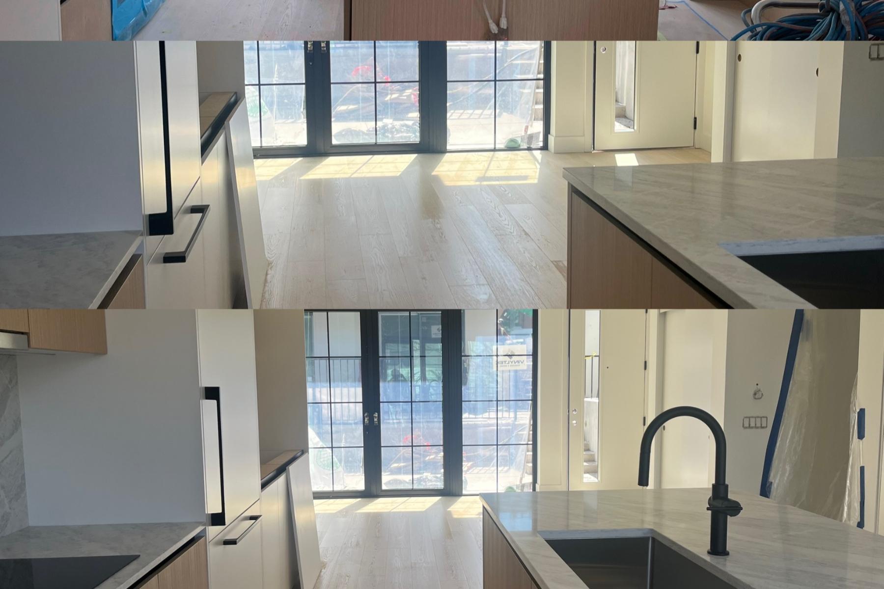 before and after condo clean