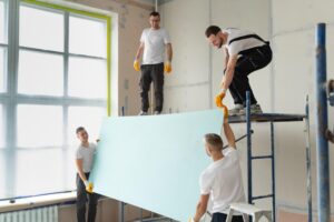 Drywall installation cleanup