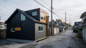 finished laneway home in East Vancouver